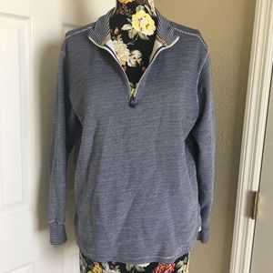 ROBERT GRAHAM Men’s Pullover blue white Sweater M